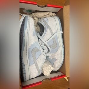 Nike Dunk low Woman Shoes in Gray and blue